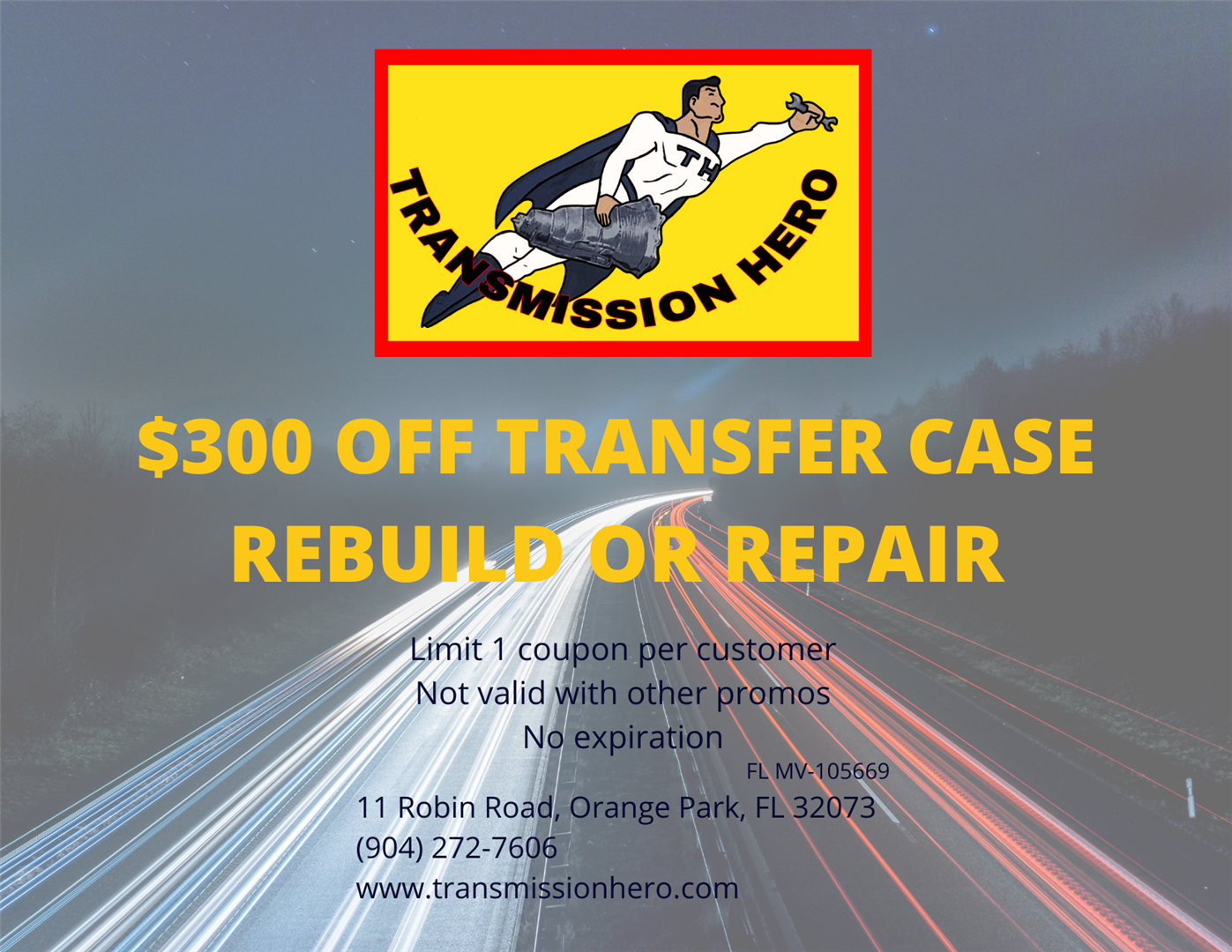 $500 off Transfer Case Rebuild or Repair